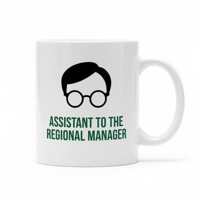 “Assistant to the Regional Manager” Grappige Kantoor Mok – Werk Humor Cadeau – 330 ml Keramische Koffiemok