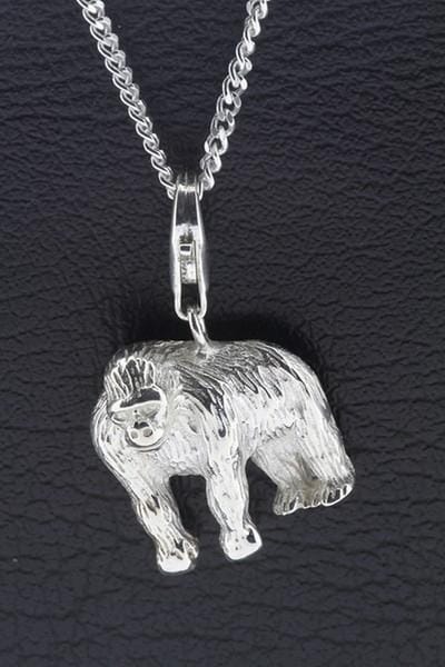 Zilveren Gorilla hanger én bedel