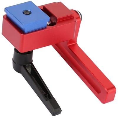 Dailygoods- Mitre Track Stop Aluminiumlegering - Verstekbaanstop - Nauwkeurige Lengtelimiet - Geschikt voor Houtbewerking - Lichtgewicht 125 g - Voor Herhaalbare Stopposities - Verstekgeleider
