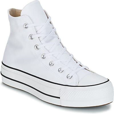 Converse Chuck Taylor All Star Platform High Wit Dames Sneakers Zwart 560846C 40 white