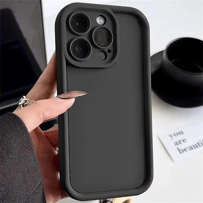 Coque de téléphone de luxe épaissie en silicone liquide pour iPhone 15 14 13 12 11 Pro Max Coque pour iPhone 15 Plus Pare-chocs antichoc Housse souple For iPhone 13