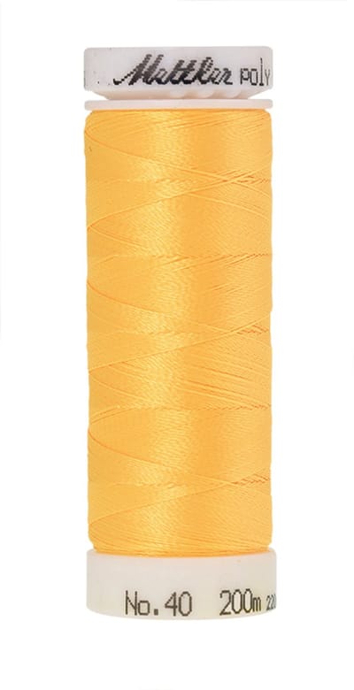 Mettler borduurgaren - Geel - Nr 706 - Polysheen - 200 meter