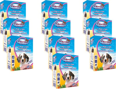 Renske vers vlees puppy kip / lam - 10x395 gr