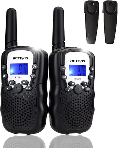 Walkie Talkie Set voor Kinderen – 2 Stuks Lange Afstand – VOX, Zaklamp & Kampeerfunctie – Speelgoed voor Buitenavontuur