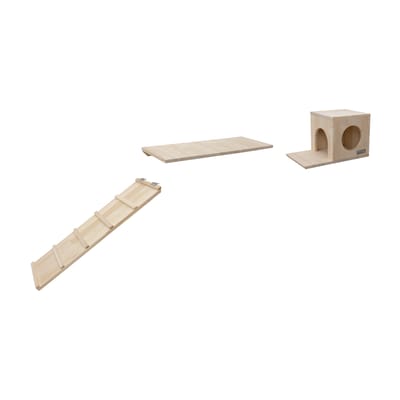 Kerbl Pet Kleine Dieren Wand-Parcours Sidewalk 3-delig Kleine Dieren