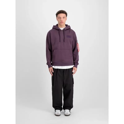 Capuchon sweatshirt met print op de achterkant Alpha Industries