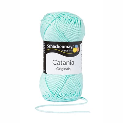 Schachenmayr Catania - katoen garen - mint (385) - pendikte 3 a 3,5mm -  1 bol
