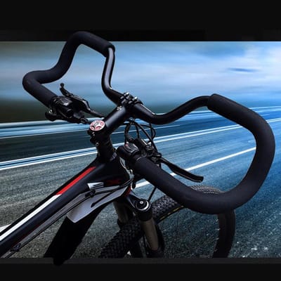 Vlinder Stuur - Fietsstuur Touring - Comfortabel Fietsen - Ergonomische Grip Posities - 600mm Lengte 25.4mm - Zand Zwart