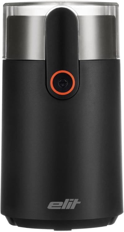 Elit Elektrische Koffiemolen CG-25- bonenmaler- voor koffie, kruiden en specerijen- compact en krachtig- zwart