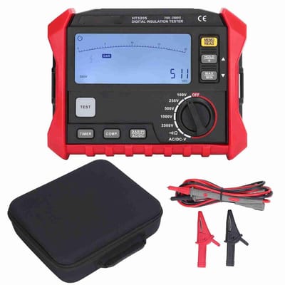 Isolatieweerstand Tester - Megohmmeter Grondmeter - Elektrische Inspectie - Automatische PI DAR - Digitale Backlight