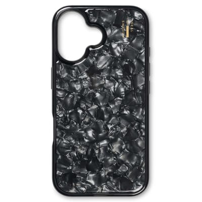 iDeal of Sweden Pearlized Case geschikt voor Apple iPhone 16 - Zwart