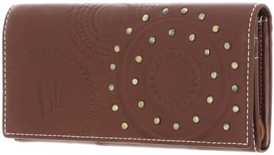 bruno banani Leren Portemonnee Saragossa Wallet Cognac Lichtbruin