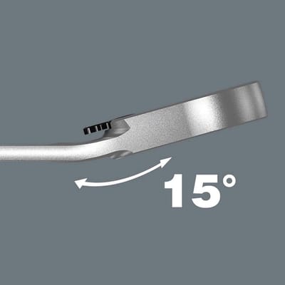 Omschakelbare Ringsteeksleutel met Ratel - 5/16 Inch - Antislip & Houdefunctie