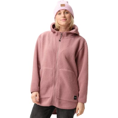 Oversized capuchon fleece voor dames Colourwear Pile