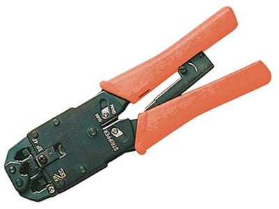 Universele tang voor krimpverbindingen - Geschikt voor RJ11, RJ12, RJ45 stekkers