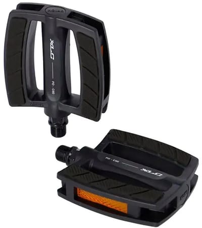 XLC Pedaal PD-C60 – Comfortpedaal – 9/16 – Reflectoren – Staal/Kunststof – Zwart