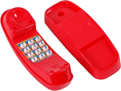 B-Play Speeltelefoon - Voor Speeltoestel - Kunststof - Rood