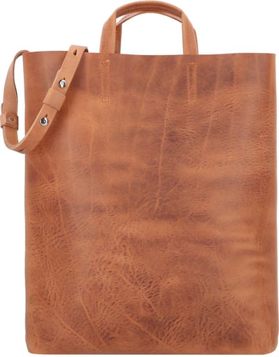 Harold's Paperbag Shopper Tas Leer 33 cm - 13 L - cognac