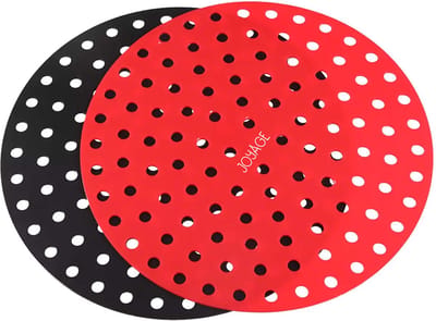 Joyage® Airfryer Silicone Pads - Accessoire voor heteluchtfriteuse - Herbruikbaar - Rond- 23 cm
