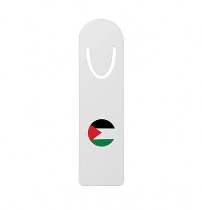 Hacebo® - Palestina vlag metalen boekenlegger - mensen die liefde willen geven aan Palestina - degene die van Palestina houden - supporten - oorlog - verjaardagscadeautje - gift - geschenk Bladwijzer boekenleggers - 12.7 cm x 3.2cm