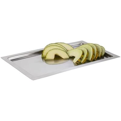 GGM Gastro (6 Stück) GN-Tablett 1/1 - FRAMES - Edelstahl - Höhe: 20mm