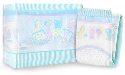 Verstelbare haak en lus sluiting luiers voor volwassenen - 10 stuks - Baby Parade (Large 91-121 cm)