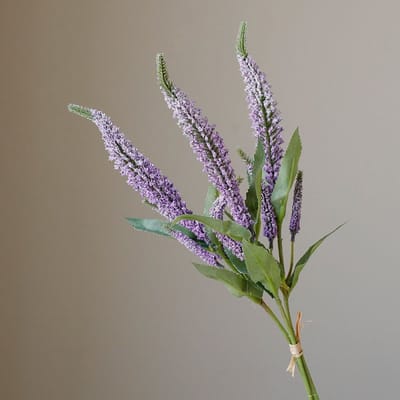 Bosje van 3 lavendel paars - zijden bloemen - 3 stelen - onderhoudsvrij - 56 cm - kunstbloemen