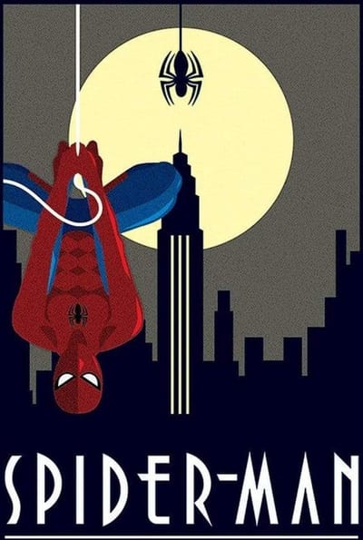 POSTER 18 MARVEL DECO - SPIDER- MAN HANGING / PP33446