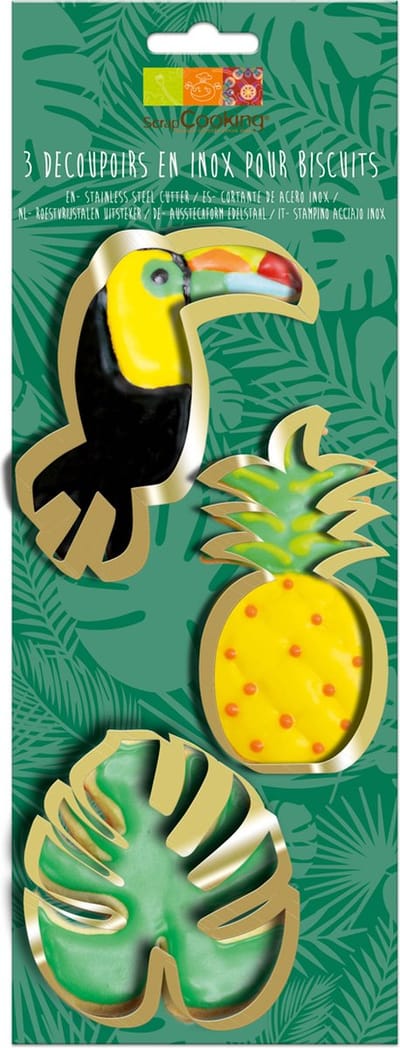 Scrapcooking Cookie Cutter Tropical Set/3