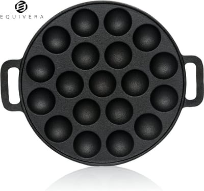 Equivera Poffertjespan - Pan voor Poffertjes - Poffertjesmaker - Poffertjespannen