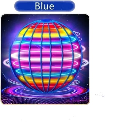 1 Stuk Verbeterde Hover Bal met RGB LED – Magic Flying Orb – Fidget Speelgoed & Zweefbal voor Kinderen, Tieners & Volwassenen – Voor Binnen & Buiten – Blauw