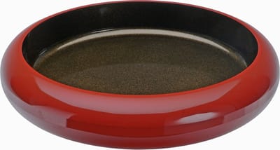 Tokyo Design Studio - Sushi Oke - Serveerschaal - Lakwerk - Oranje/Goud - 33.8x6.8cm - ABS