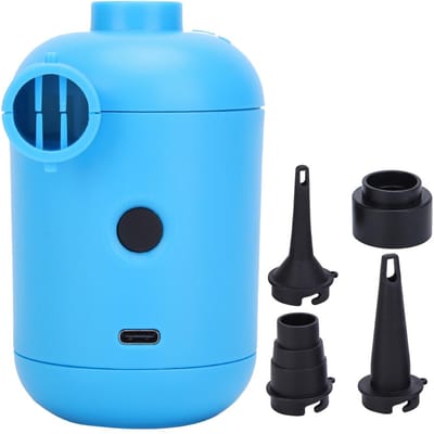HT?426 USB Elektrische Luchtpomp Universele DC5V Opblazer voor Pneumatische Boot Opblaasbaar Bed Sofa blue