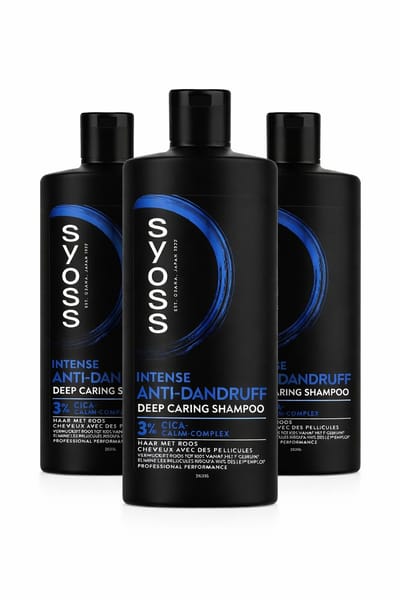Syoss Anti-Roos - Haarverzorging - Shampoo - Haar Met Roos - Beschermt Tegen Roos - Gezonde Hoofhuid - Frisse Haardoos - Voordeelverpakking - 3x440ml