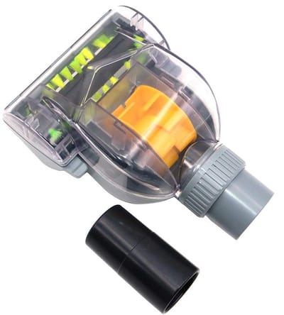 Allecto - Mini Turbo Borstel - Universeel - Effectief voor Stof en Dierenharen - 32mm/35mm - Geschikt voor Huisdieren - Ideaal voor Interieur - Han...
