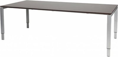 Vergadertafel Domino - 200x100 logan - alu frame