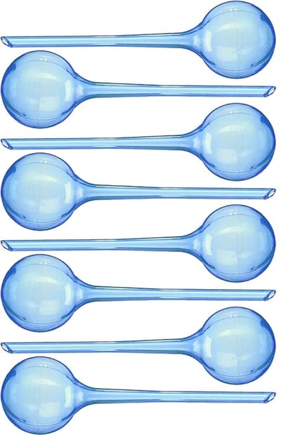HGMD Waterdruppelaar set van 8 stuks voor planten blauw - Blauw - Waterdruppelaar voor kamerplanten – Waterbol - Waterdruppelaar voor planten - Watergeefsysteem