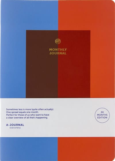 A-Journal - Maandagenda 2025 - 1 maand op 2 pagina's - 2 jaar