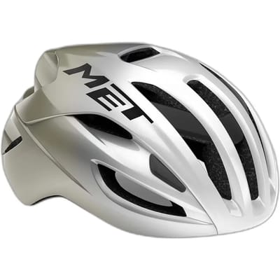 MET Rivale MIPS Fietshelm Mannen & Vrouwen – Fietshelm Road Volwassenen – Wielrennen – Maat M (56-58) – Silver Grey Glossy (Zilver)