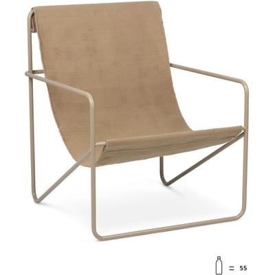 Ferm Living Desert Stoel - Solid - cashmere