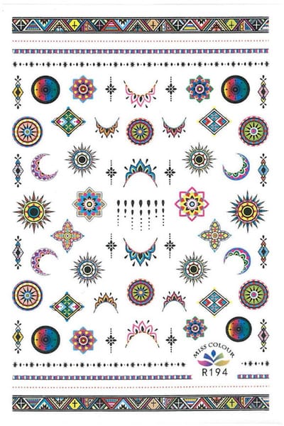 Allepaznokcie - Nagelstickers - Dunne Ornamenten