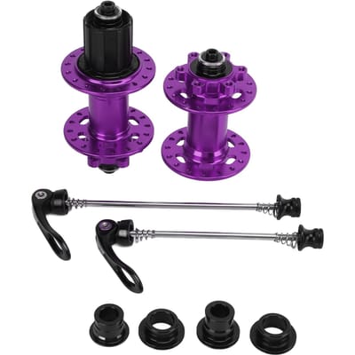 Moyeu de frein à disque P3 VTT 6 cliquets 32 trous Libération rapide 4 roulements scellés Vitesse 8-11 72 clics violet