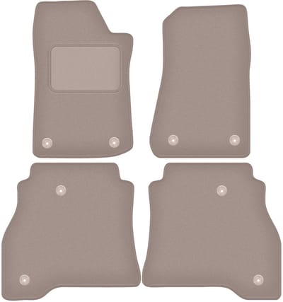 Beige velours vloermatten voor: Jeep Gladiator 0 (2019-)