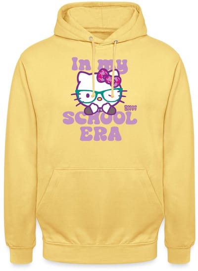 Hello Kitty Met Bril In My School Era Hoodie Unisex