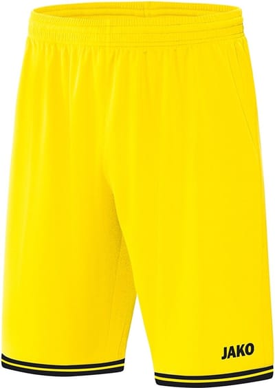 Jako Center 2.0 Basketbalshort Kinderen - Zwart / Citroen | Maat: XXS