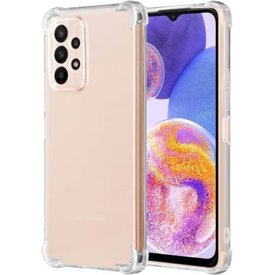 ShieldCase Hoesje geschikt voor Samsung Galaxy a23 5G shock case - Schokbestendig telefoonhoesje - Hoesje met bumperranden - transparant