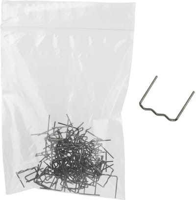 Kunststof Reparatie Nieten - Heet nieten set - Plastic Repareren - Voorgesneden voor hete reparaties - 100 stuks - Zilver