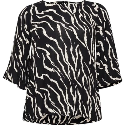 3/4 damesblouse KAFFE Curve Ami