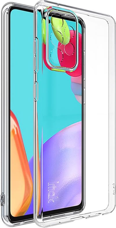 IMAK Hoesje - Geschikt voor Samsung Galaxy A72 Hoesje - IMAK TPU Back Cover - Transparant