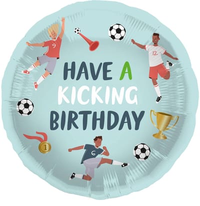 Folat - Folieballon - fantastic football - 45 cm - WK voetbal 2026 - WK voetbal versiering - WK voetbal outfit - Nederland WK
